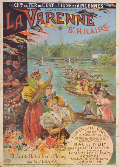 Poster Advertising the Chemin de Fer de l